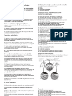 Lista Exercícios Biologia Pele Glândulas