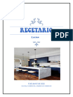 Recetario Cocina