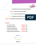 Práctica 1 Problemas de Programación Lineal (Grafico-Simplex) .