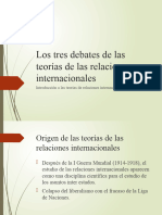 04 Los Tres Debates de La Teoría de Relaciones Internacionales