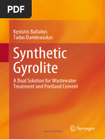 Synthetic Gyrolite A Dual Solution For Wastewater Treatment and