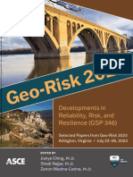 Geo Risk 2023 Developments in Reliability, Risk, and Resilience