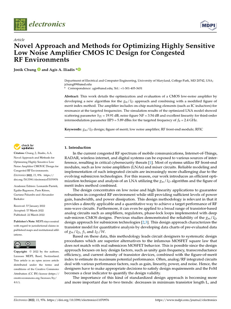 Novel Approach and Methods For Optimizing Highly S | PDF | Amplifier ...
