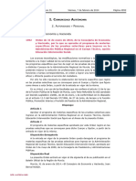 Consejería de Economía Y Hacienda: Omunidad Utónoma