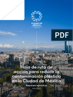 Hoja de Ruta de Acción para Reducir La Contaminación Plástica en La Ciudad de México