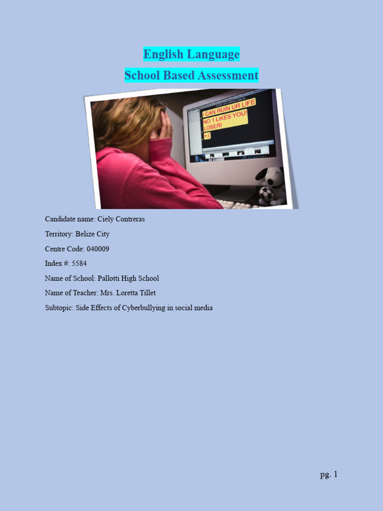 Cyberbullying Effects in Social Media | PDF | Cyberbullying | Social Media