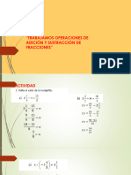 Adición y Sustracción de Fracciones