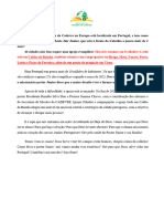 Relatório de Missões - Portugal