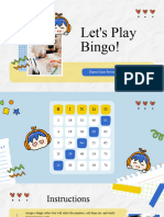 Colorful Doodle Fun Digital Bingo Game Presentation
