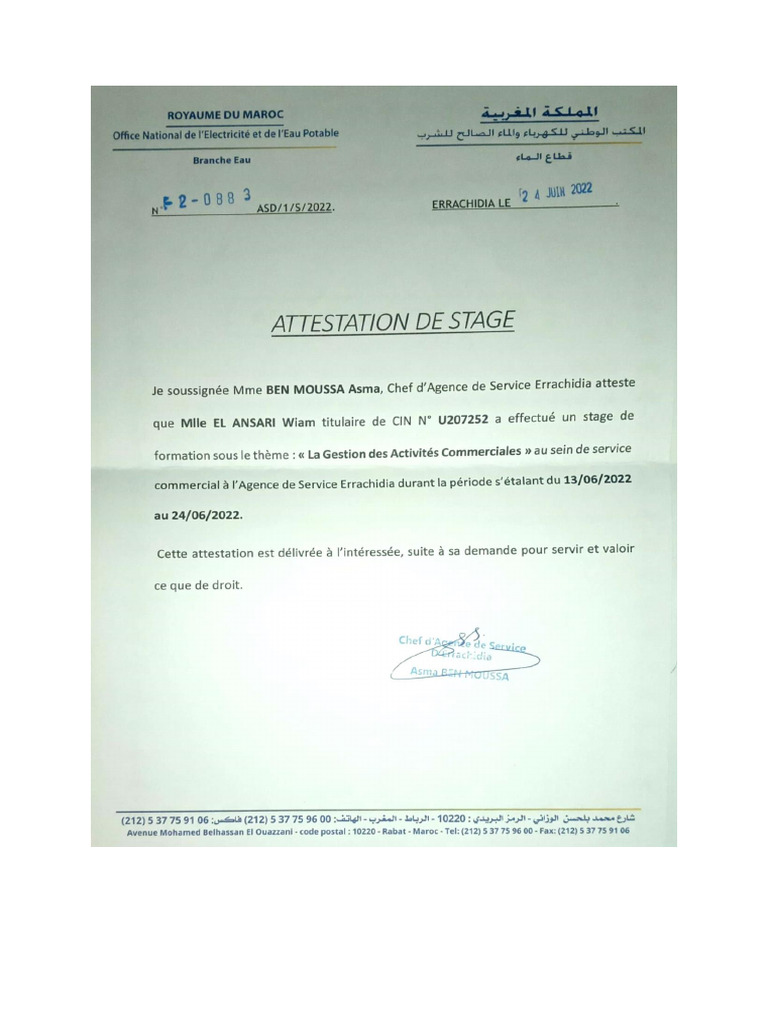 Attestation De Stage Suisse Attestation De Stage Word Gratuit Remoeq