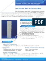 MicroPure HG Series Melt Blown Filters