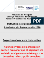 Tutorial Inscripción 2020 Media