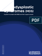 Myelodysplastic Syndromes MDS A Guide For People With MDS October 2020