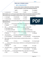 Tieng Anh 10 Friends Global - Unit 6 - Test 1