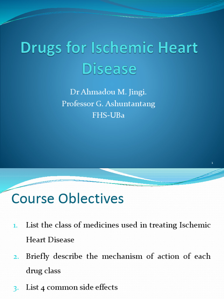 Ischemic Heart Disease Treatment Overview | PDF | Coronary Artery ...