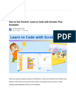 How To Use Scratch - Learn Scratch Coding With Examples