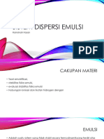 Sistem Dispersi Emulsi