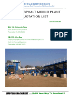 DHB-40 Asphalt Mixing Plant Quotation List