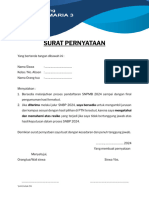 Surat Pernyataan SNBP2024