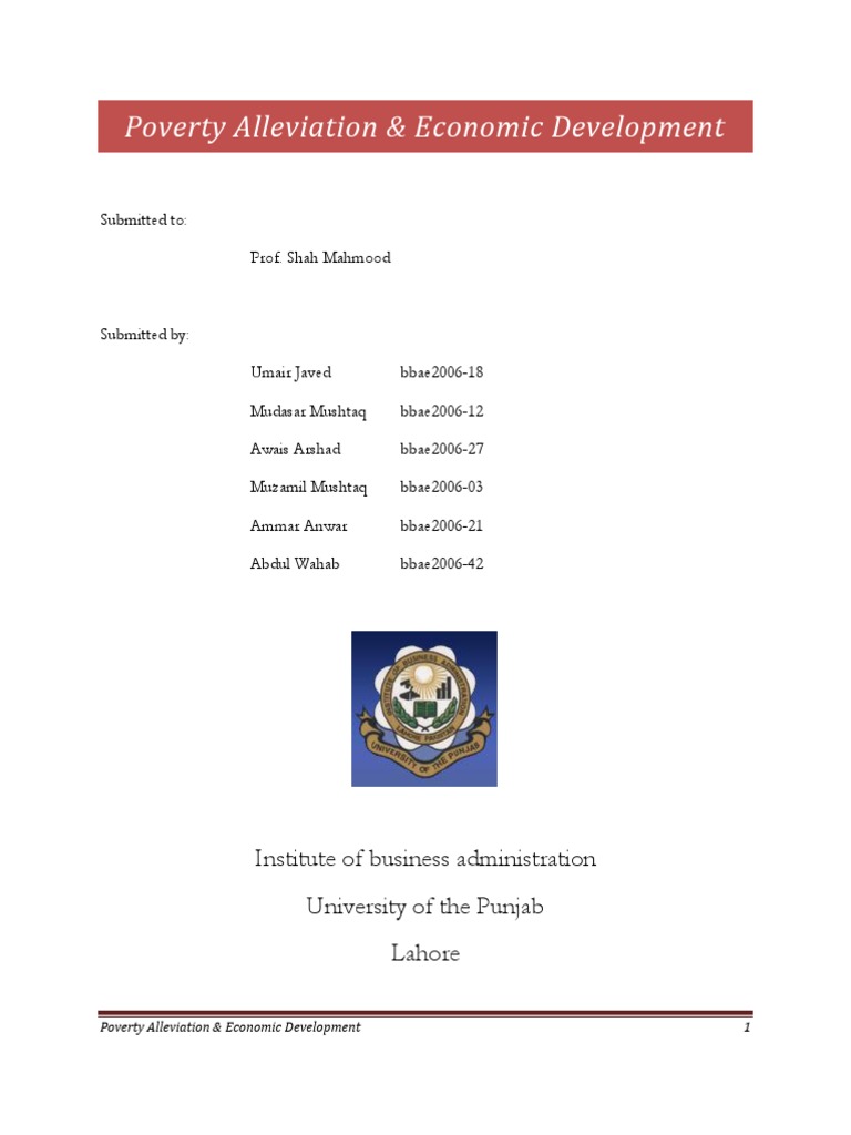 Poverty Alleviation and Economic Growth | PDF | Poverty Reduction | Poverty