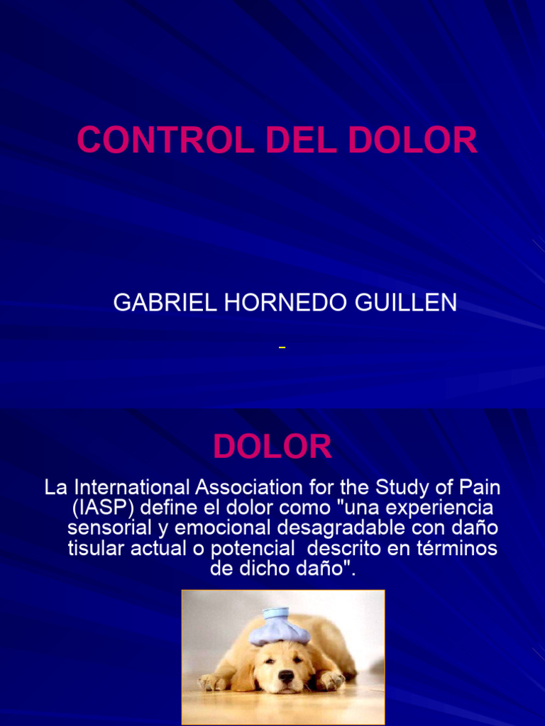 Control Del Dolor | Descargar gratis PDF | Dolor | Analgésico