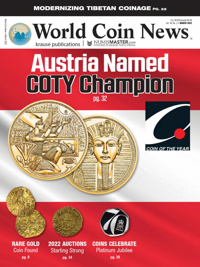 2022-03-01 World Coin News - March 2022 | PDF | Coins | Penny