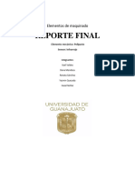 Reporte Final de Proyecto