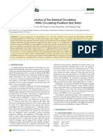 Article CFB Combustion Characteristics of The External Circulation Loop On Baima 300MW CFB Boiler