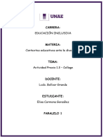 Actividad Praxis 1.3 – Collage Diversidad Educativa - Elisa Carmona