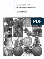 Schneider, Renata (2001) Conservación in Situ de Materiales Arqueológicos. Un Manual
