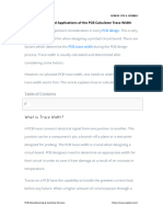 Importance and Applications of The PCB Calculator Trace Width