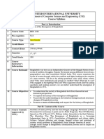 BDS 1201 Course Syllabus CSE