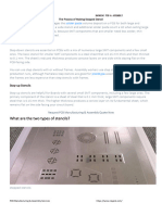 The Process of Making Stepped Stencil