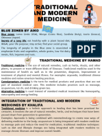 Traditional and Modern Medicine
