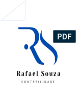 Logotipo Iniciais R S Contabilidade Azul