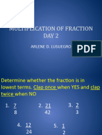 Math Week 7 Day 2 Multiplication of Fraction