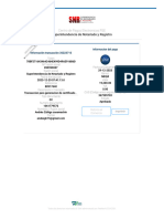 Pago Certificado de Tradición Lote 5 Calibio