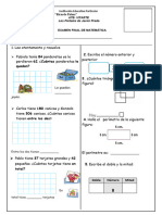 Examen Final de Matematica