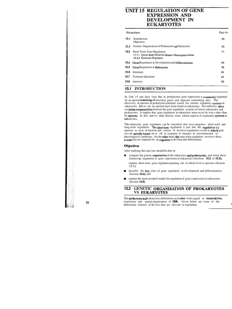 Unit 15 download free pdf gene operon