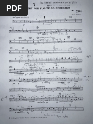 Nielsen Flute Concerto | PDF