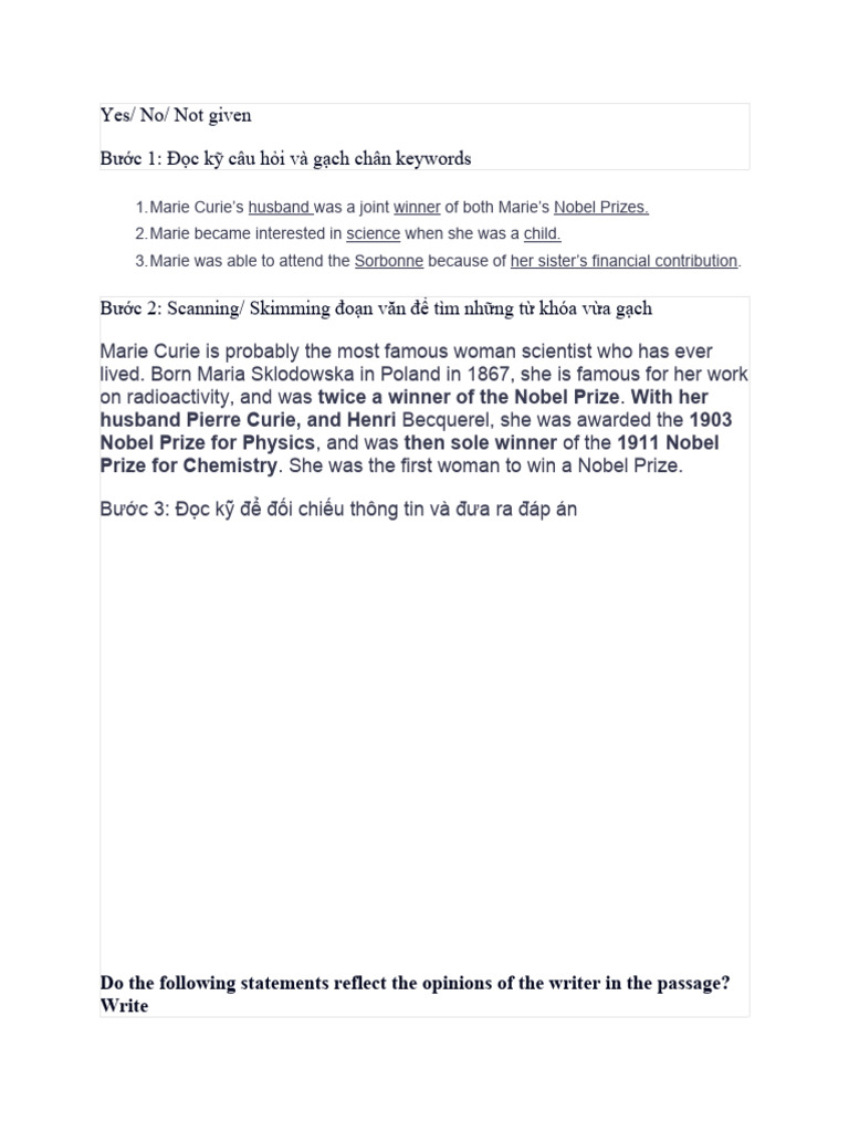 Yes-No-Not-Given-Lesson KC | PDF | Perception | Multilingualism