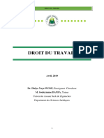 Cours de Droit Du Travail 2018