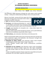 Bahan Ajar BAB 3. Kedaulatan Negara Kesatuan Republik Indonesia