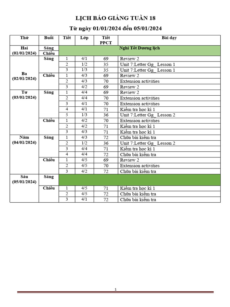 English Grade 1,4 - Week 18 | PDF | Teachers | Flashcard