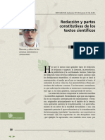 Redacción y Partes Constitutivas de Los Textos Científicos: Ambientales