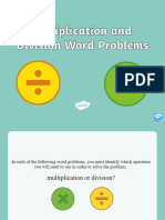 t2 M 4610 Multiplication and Division Word Problems Powerpoint Ver 2