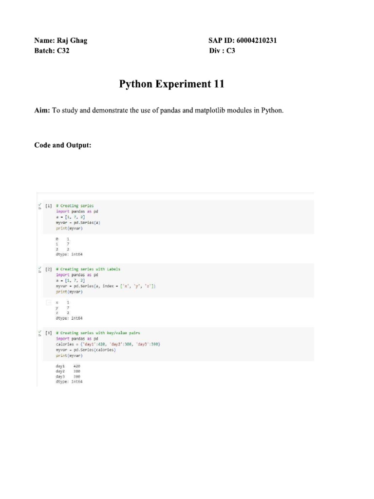 Python Exp11 60004210231 | PDF