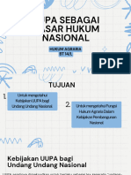 Uupa Sebagai Dasar Hukum Nasional