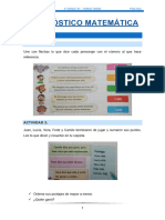 Diagnóstico Matemática - 4° B - 2024