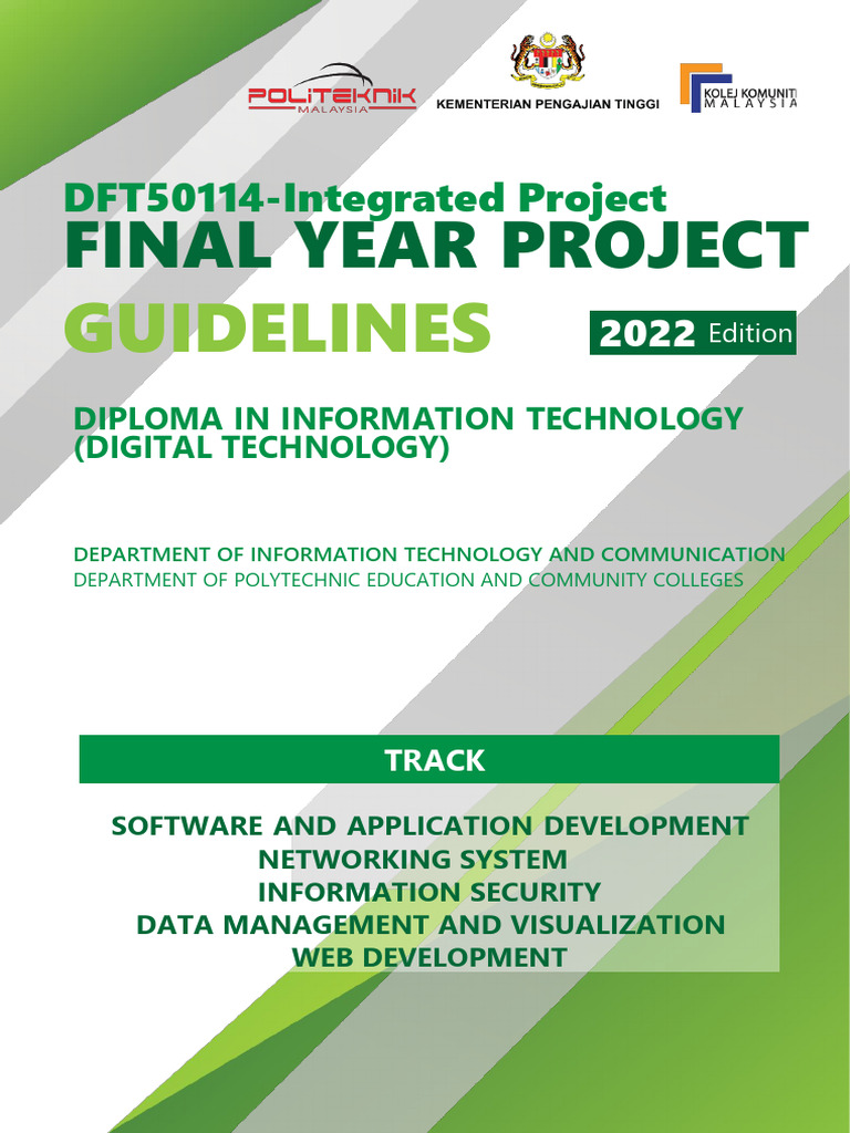 Final Year Project Guidelines 2022 | PDF | Intellectual Property ...